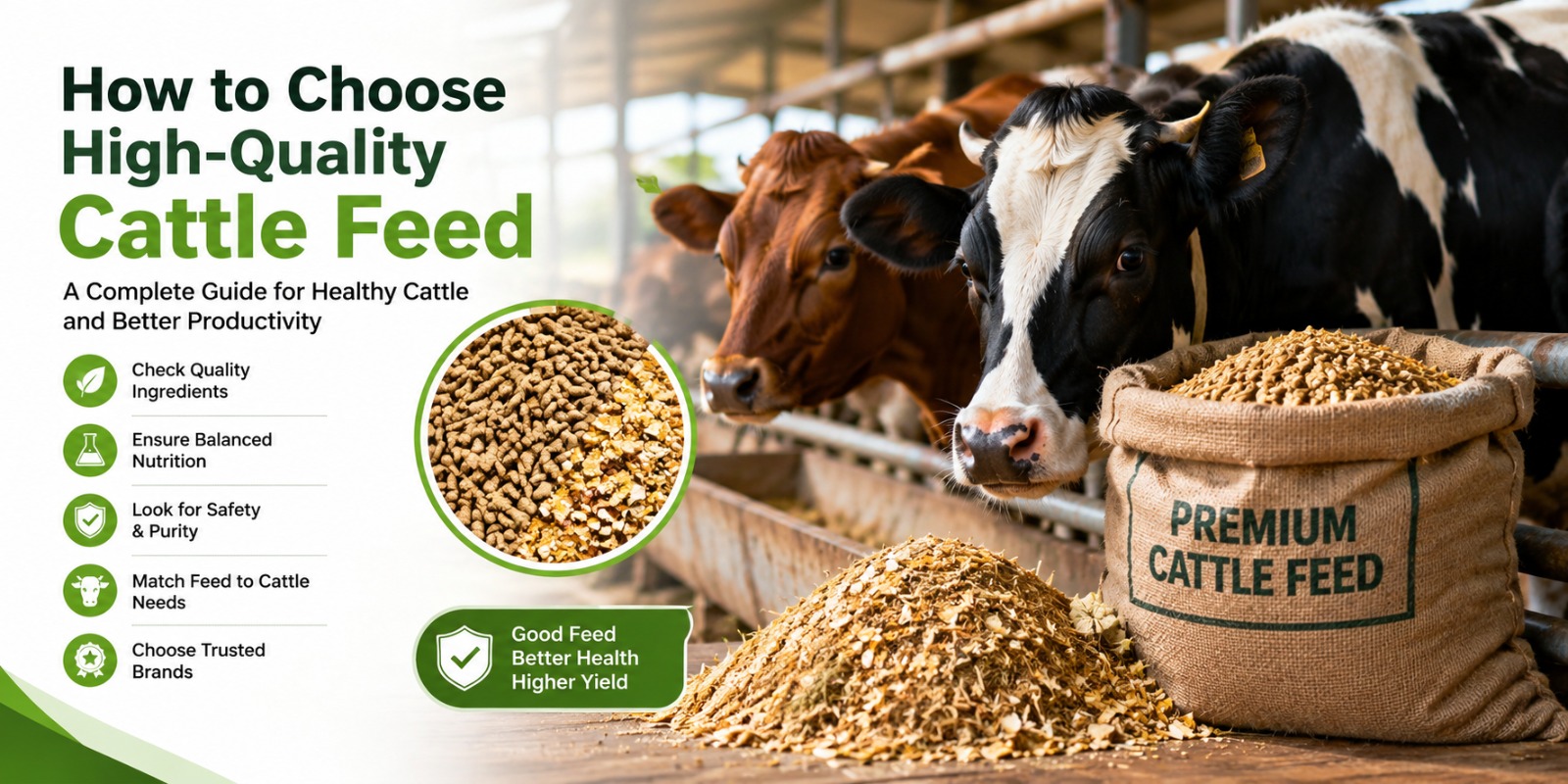 How to Choose High-Quality Cattle Feed